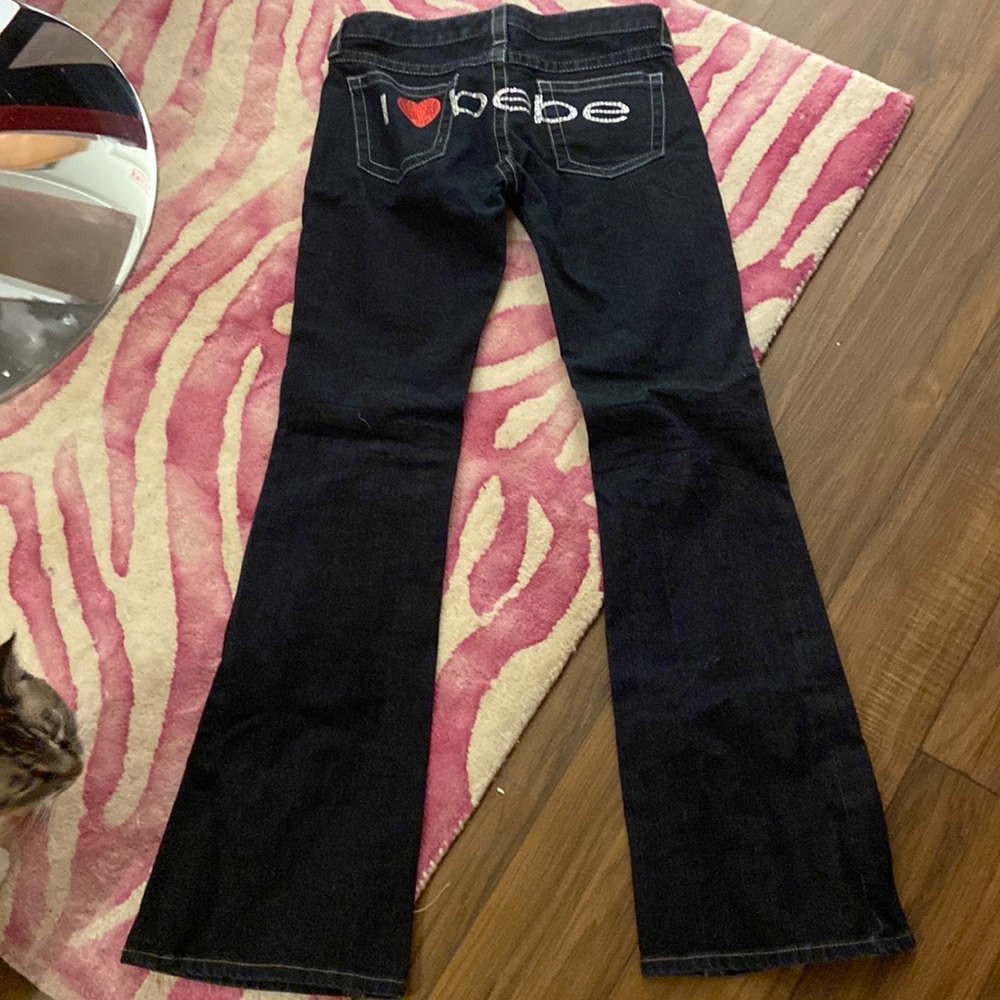 Bebe dark denim bling size 28